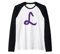 Linfield University Wildcats L Monogram Camiseta Manga Raglan