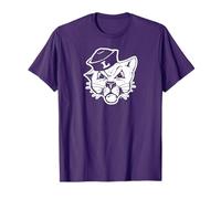 Linfield University Wildcats Mack Mascot Head Mark Camiseta