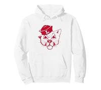 Linfield University Wildcats Mack Mascot Head Mark Sudadera con Capucha