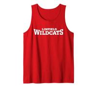 Linfield University Wildcats Stacked Word Mark Camiseta sin Mangas