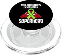 Linfoma no Hodgkin Cinta Verde Guerrero Superhéroe PopSockets PopGrip para MagSafe