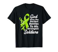 Linfoma no Hodgkin Conciencia Quimioterapia Fe Soldados Dios Camiseta