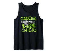 Linfoma no Hodgkin Conciencia sobre el Cáncer Chemo Cinta Verde Camiseta sin Mangas
