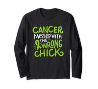 Linfoma no Hodgkin Conciencia sobre el Cáncer Chemo Cinta Verde Manga Larga
