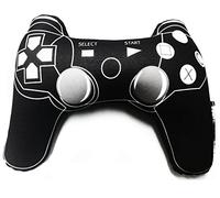 LINFORMAL Cojín con Forma de Mando | Decoración Habitación Gaming | Regalos Originales | Mando Playstation | Relleno de Bolas Antiestrés | 36x23cm