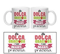 LINFORMAL - L'Informal Taza ETS dolça i Graciosa i una Mare Preciosa (catalán) - 250 ml - Cerámica - Regalo Original