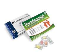 LINFORMAL Pack 2 Cajas PHARMACOÑA | MELASUDA + PARADEQUEJAL | Caramelos de Broma Divertidos | Regalos Originales y Graciosos para Mujer, Hombre y Amigo Invisible | Artículos de Broma para Adultos