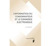 Linformation Du Consommateur Et Le Commerce Électronique (ebook)