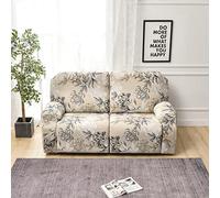 LinFortune Fundas Reclinables para Sillón Eléctrico de 2 Plazas con Bolsillos Funda Elástica para Sillón Reclinable Fundas de Sofá para Sala de Estar (2 Plazas Rosa Vintage)