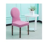 LinFortune Juego de 2 4 Y 6 Fundas Elásticas para Sillas de Comedor con Respaldo Redondo Fundas para Sillas de Oficina Modernas Lavables Fundas para Sillas de Comedor Extraíbles G 4 Piezas