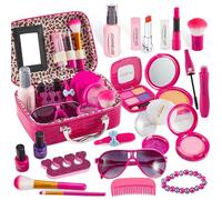 LINFUN KIDS Kit de Maquillaje Niñas Lavable,Set Maletin Maquillaje Juguete