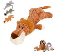 Ling Animales Masticables Invencibles para Masticadores Pesados, Juguetes Masticables para Perros, Juguetes Interactivos Chirriantes, para Perros Pequeños, Medianos y Grandes