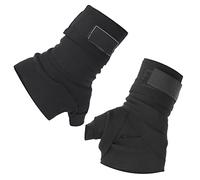 LINGDAV Vendaje de Boxeo de Poliuretano Negro, Vendas Deportivas para Luchar contra Muay Thai, Correa de Mano Profesional con diseño Antideslizante, Tela Transpirable para un Profesional