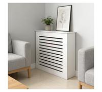 LINGDSWULING Balda Radiador Cubreradiadores Modernos Diseño Moderno Listones Y Nido Abeja Calefacción Estilo Rústico Superficie Estantería Útil Cubre Radiador(50x60x20cm(20x24x8in))