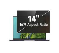 LINGDSWULING Pantalla De Privacidad Para Monitor 15.6" 16:10 - Filtro Antirreflejo Y Luz Azul Película Protectora Extraíble Filtros Pantalla Antirreflejo Luz Azul(14inch/31x17.4 cm)