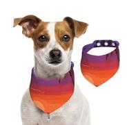 Lingering Light Of The Setting Sun Dog Bandanas suaves y cómodas, ajuste ajustable para niños y niñas, tres tamaños para gatos y perros