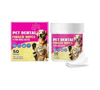 Lingettes Dentaires Pour Chiens - Nettoyant Dents Doigtier | 3,7 Pouces | Soin Complet Pour Chats Et Chiens, Solution Anti-Mauvaise Et Tartre, Doigtiers Pratiques Pour Animaux