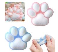 LINGJIA 2 Piezas Squishy Pata de Gato Grande, 7cm Juguetes para Apretar, Juguetes Blandos contra el Estrés, Juguetes para Aliviar el Estrés, para la Concentración, Tanto para Adultos como para Niños