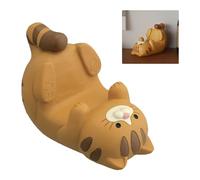 LINGJIA Soporte para Movil Mesa, Suporte Telemovel Mesa, Soportes para Moviles, Soporte para Gato, Soporte para Tigre, Soporte Divertido, Soporte para Animales, Bonito Soporte (Marrón)