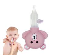 LINGJIONG Aspirador nasal para niños pequeños | Aspirador nasal de silicona para bebés - Aspirador nasal en forma de oso para bebés para lavado nasal