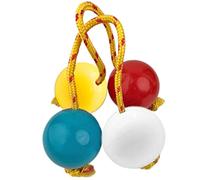 LINGJIONG Baile Rítmico, Sonajero Coctelera Africana en Cortreza, Bola Rítmica con un acabado limpio y un agarre cómodo para los músicos principiantes