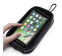 LINGJIONG Bolsa para depósito de motocicleta, soporte magnético universal, bolsa de tanque de montaje magnético, bolsas de equipaje para motocicleta, bolsa transparente con 7 potentes imanes, para