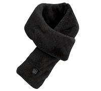 LINGJIONG Bufanda calentada, bufanda de invierno con calefacción eléctrica, bufanda de carga USB con 3 niveles de calor, almohadilla térmica para el cuello, bufanda de cuello de felpa para hombres y