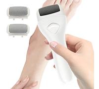 LINGJIONG Eliminador de callos recargable | Herramientas de pedicura de pies recargables,Removedor de callos eléctrico portátil, cuidado profesional de los pies Pedi para muertos, agrietados