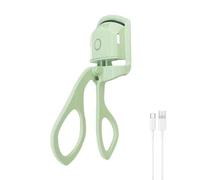 LINGJIONG Rizador de pestañas calefactable, Recargable Eléctrico Calentador, Herramienta de peinado de pestañas para mujeres y niñas, regalo de Navidad y cumpleaños