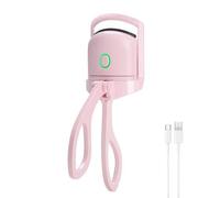 LINGJIONG Rizador de pestañas calefactable, Recargable Eléctrico Calentador, Herramienta de peinado de pestañas para mujeres y niñas, regalo de Navidad y cumpleaños