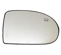 LINGLW Cristal del Espejo Retrovisor para Jeep Compass 2007-2013 2014 2015 2016 2017, Izquierdo Derecho Exterior Retrovisor Espejo Cristal con Placa Trasera Reemplazar Accessories,Right