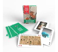 LINGO La colección MET de cartas egipcias y educativas | Baraja de 52 cartas de juego | Colección divina de imágenes y artefactos egipcios que comprende objetos hechos a mano