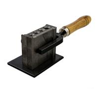 Lingote de fundición dorada para molde para derretir metales preciosos, alambre de barra reversible para molde, 4 tamaños, 8 mm, 6 mm, 5 mm, 4 mm, para fabricación de joyas de aluminio, cobre, plata