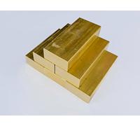 Lingotes de latón 1 kg en 4 barras de 250 g Ms58 CuZn39Pb3, para latón fundido