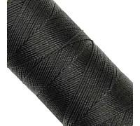 LINHASITA Bobina hilo encerado Linhasita 100gr / 170 metros 1 mm de grosor poliester (Negro)