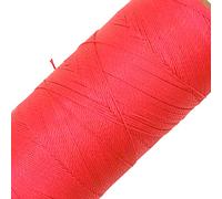 LINHASITA Bobina hilo encerado Linhasita 100gr / 360 metros 0,5 mm de grosor poliester macrame 30 colores (Rosa Neon)