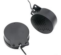 Linhexis Altavoz coaxial de coche de 61 mm, potencia máxima de 4 W, 8 ohmios, imán de NdFeB, diafragma sin papel, alto para tweeter de frecuencia para sistema de alarma de audio automático, negro