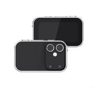 Linhexis Cámara magnética de pulgar de doble lente: video HD 2K, fotos de 64 MP, zoom de 16x, compacta para mini cámara para viajes y actividades al aire libre, diseño portátil en varios colores