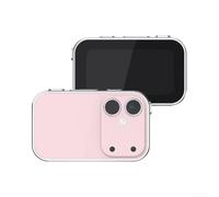Linhexis Cámara magnética de pulgar de doble lente: video HD 2K, fotos de 64 MP, zoom de 16x, compacta para mini cámara para viajes y actividades al aire libre, diseño portátil en varios colores (rosa