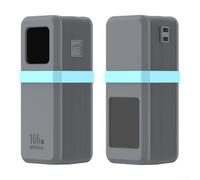 Linhexis Funda de silicona de viaje para UGREEN Nexode 165 W 20000 mAh, cubierta a prueba de golpes con borde elevado para seguridad de pantalla (gris)