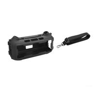 Linhexis Funda de silicona para altavoz Soundcore Boom 2 a prueba de golpes con correa para el hombro, resistente a la intemperie, funda negra, ajuste de precisión para viajes al aire libre