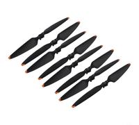 Linhexis Hélices de bajo ruido para DJI Air 3S, cuchillas de repuesto de precisión con aerodinámica avanzada, construcción de plástico para un vuelo estable, fácil instalación, negro, 4 pares (cuatro