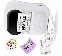 Linhexis Impresora inalámbrica sin tinta portátil de 58 mm | Diseño compacto de 9,8 cm, cabe en el bolsillo, ideal para viajes, tareas rápidas, construcción ligera de ABS