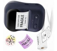 Linhexis Impresora inalámbrica sin tinta portátil de 58 mm | Diseño compacto de 9,8 cm, cabe en el bolsillo, ideal para viajes, tareas rápidas, construcción ligera de ABS