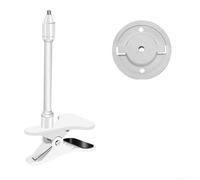 Linhexis Soporte de abrazadera flexible para TP-Link para tapo C200 C210 C220 C201 C202 C211, soporte de cámara de metal resistente de 18 cm, fácil instalación sin herramientas (18 cm, blanco)