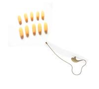 LINHUIPAD 15 Pack Mini Lavalier (¡pequeño!) Cubierta de Espuma Paravientos Compatible con Countryman E6 y Otros micrófonos de Solapa para Auriculares