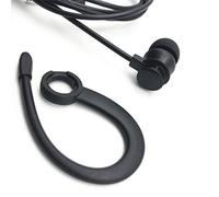 LINHUIPAD Auriculares de un Solo Lado estéreo a Mono intrauditivos con Gancho para for Android, Smartphones, Reproductores de MP3