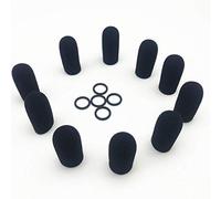 LINHUIPAD Funda de micrófono compatible con David Clark Aviation micrófono, parabrisas DC Mic Covers Protector para auriculares M-4 M-7 (paquete de 10)
