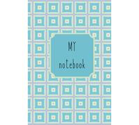 Liniertes Notizbuch - Buntes Design in Grün, Blau, Pink & Gelb