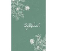 Liniertes Tagebuch -Vintage Flower grün: Dein Raum für Gedanken, Skizzen und Ideen - stilvoll, klar, immer bei dir.
